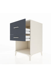 Kronos Komodin 2 Çekmeceli 60x59x96 Aytaşı-Antrasit