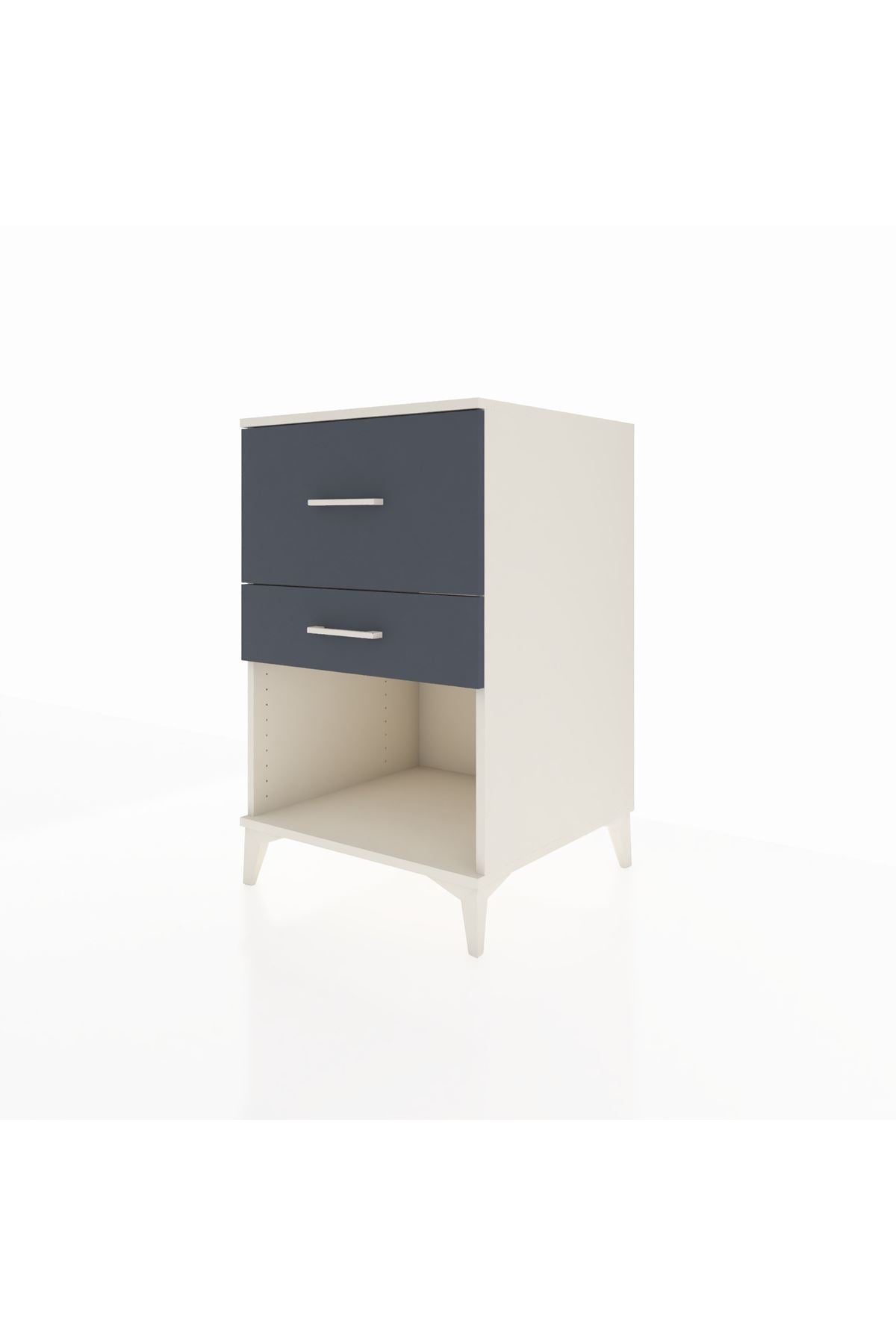 Kronos Komodin 2 Çekmeceli 60x59x96 Aytaşı-Antrasit