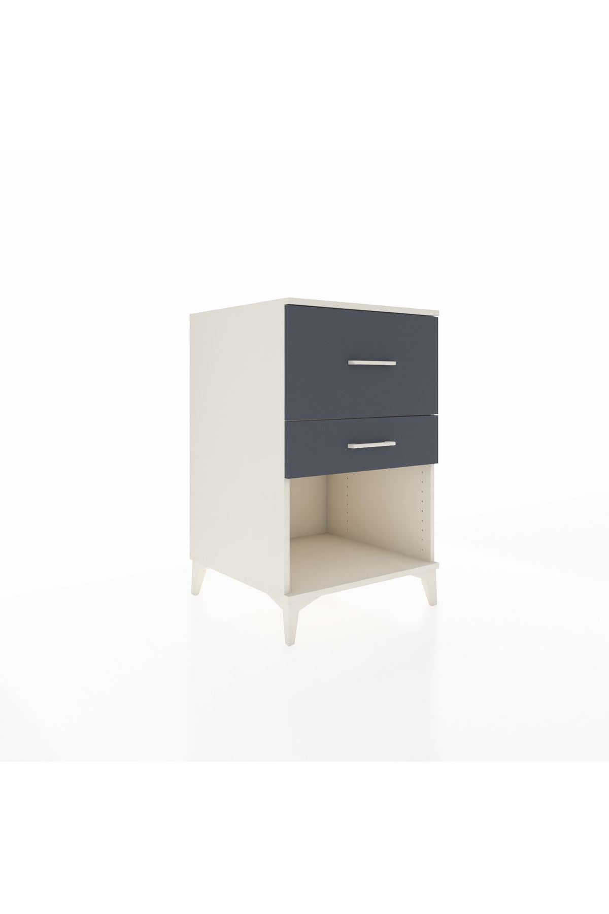 Kronos Komodin 2 Çekmeceli 60x59x96 Aytaşı-Antrasit