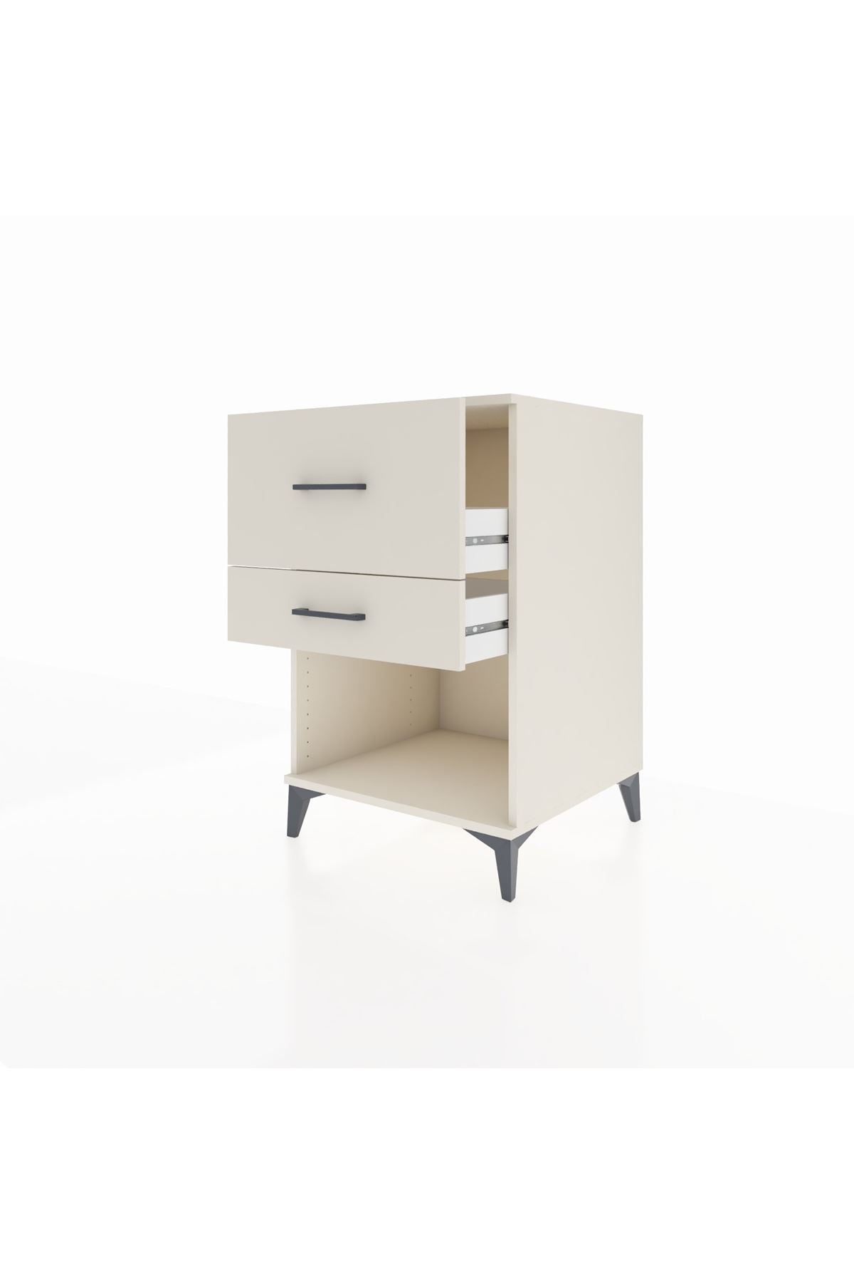 Kronos Komodin 2 Çekmeceli 60x59x96 Aytaşı-Aytaşı