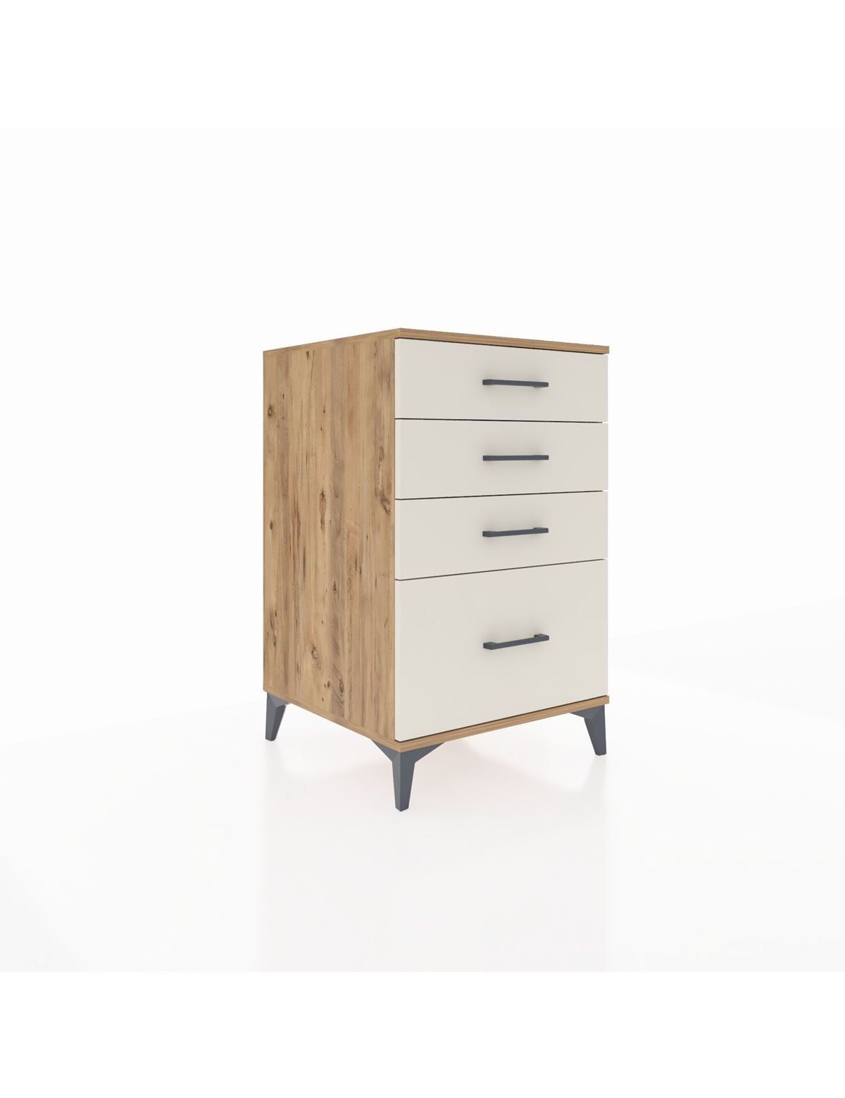 Kronos Komodin 4 Çekmeceli 60x59x96 Çam-Aytaşı