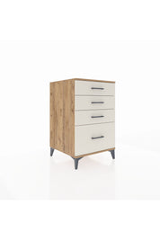 Kronos Komodin 4 Çekmeceli 60x59x96 Çam-Aytaşı