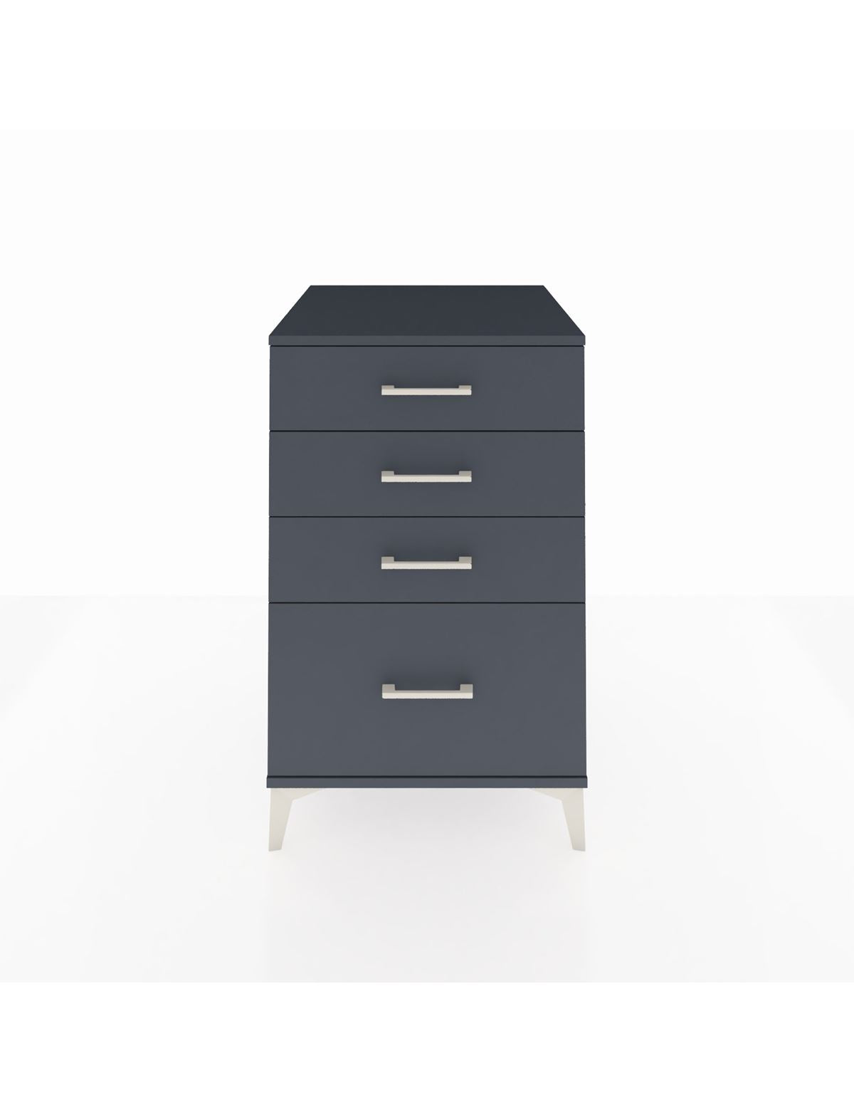 Kronos Komodin 4 Çekmeceli 60x59x96 Antrasit-Antrasit