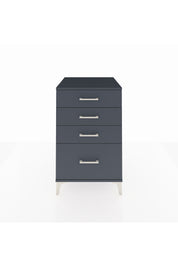 Kronos Komodin 4 Çekmeceli 60x59x96 Antrasit-Antrasit