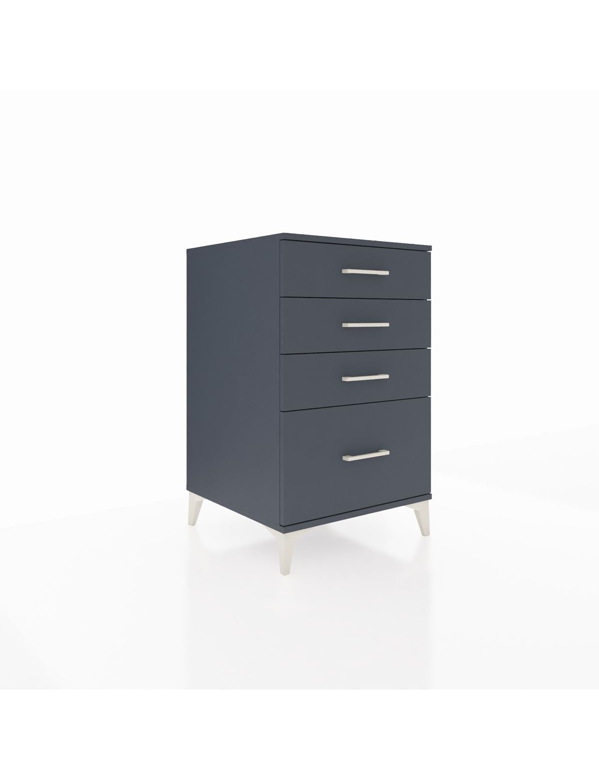 Kronos Komodin 4 Çekmeceli 60x59x96 Antrasit-Antrasit