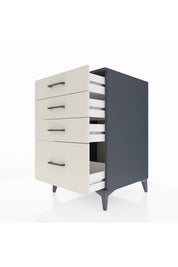 Kronos Komodin 4 Çekmeceli 60x59x96 Antrasit-Aytaşı