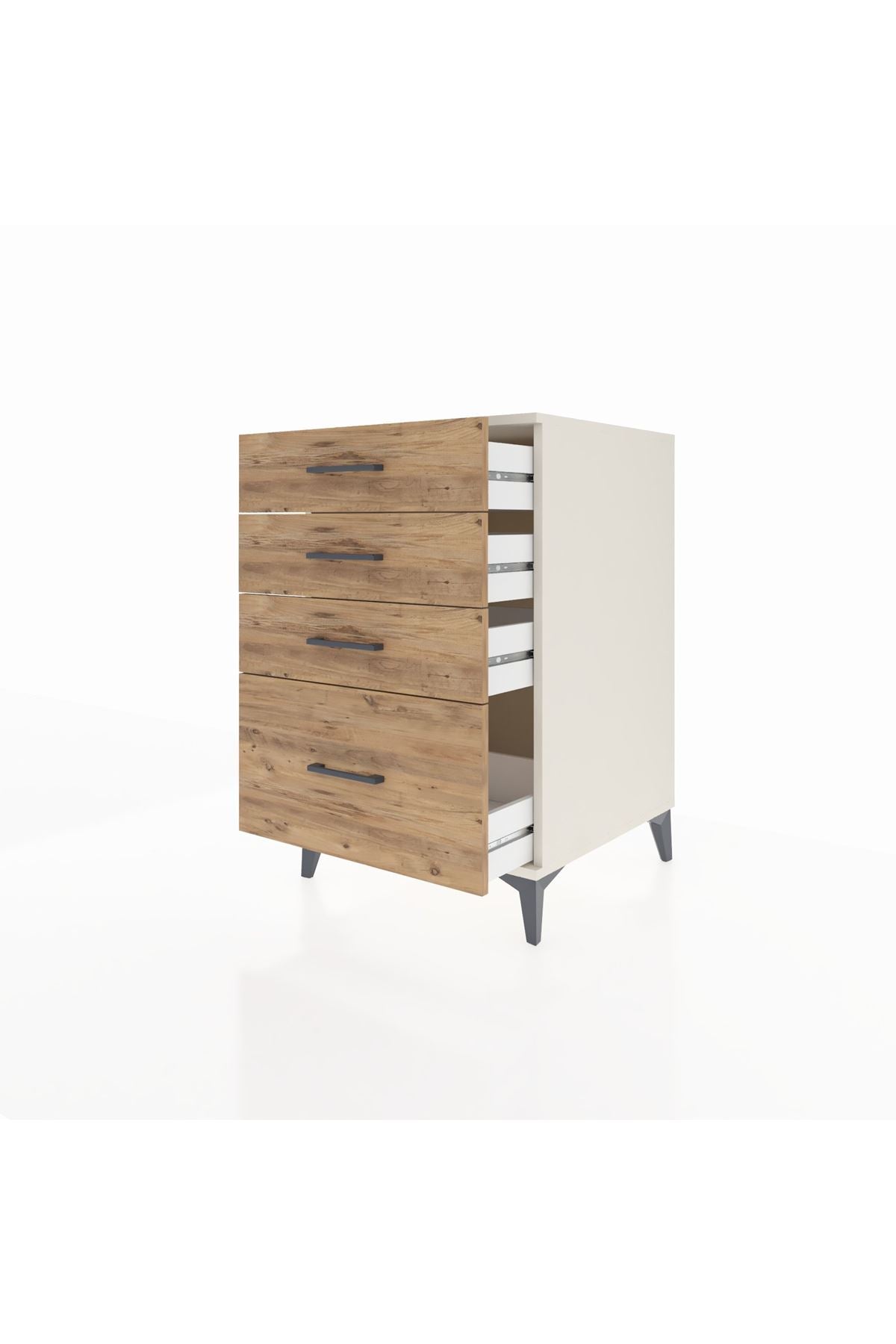 Kronos Komodin 4 Çekmeceli 60x59x96 Aytaşı-Çam