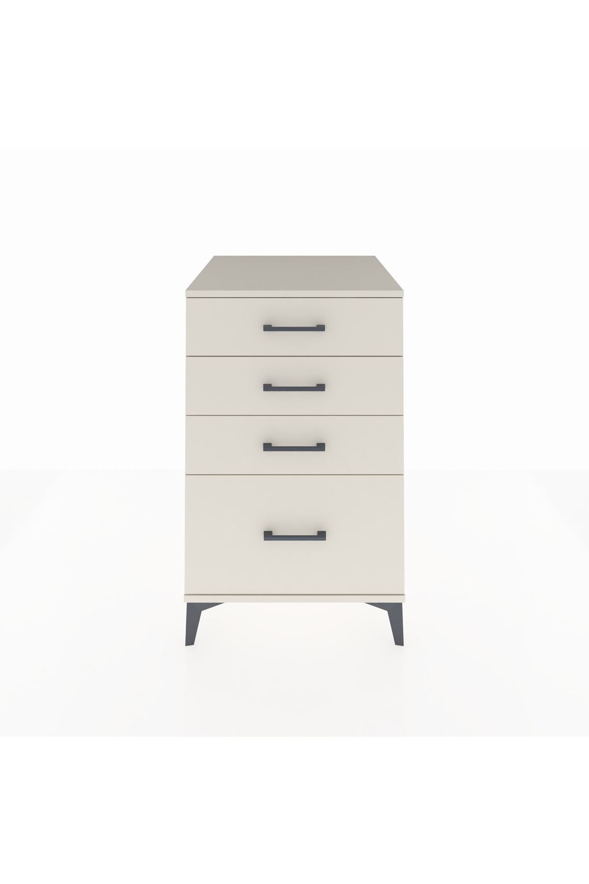 Kronos Komodin 4 Çekmeceli 60x59x96 Aytaşı-Aytaşı