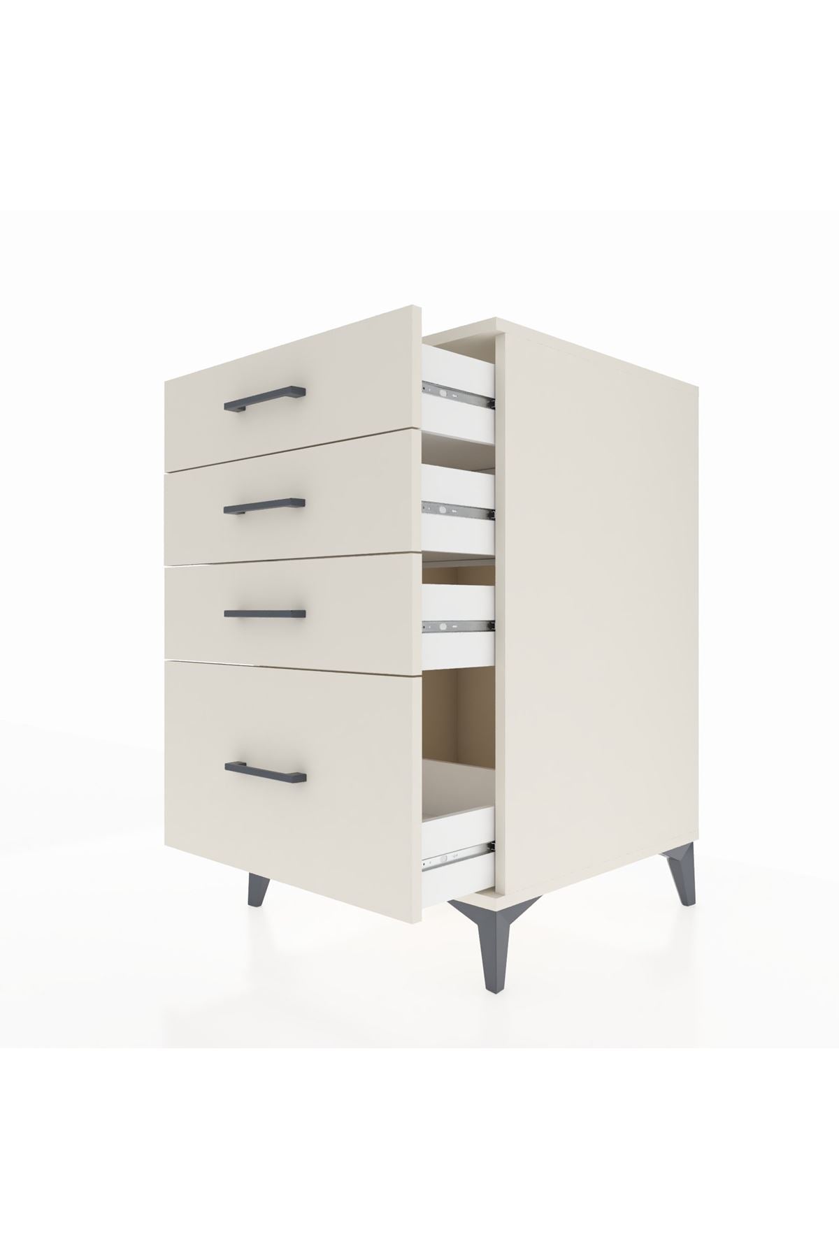 Kronos Komodin 4 Çekmeceli 60x59x96 Aytaşı-Aytaşı
