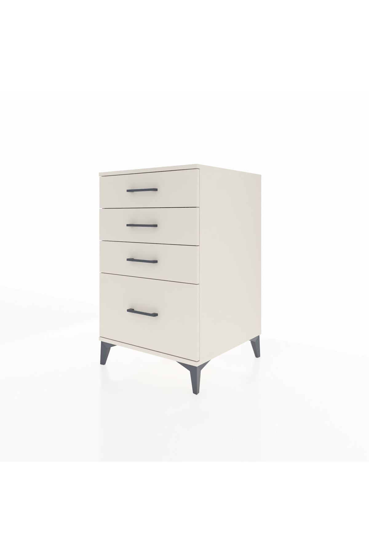 Kronos Komodin 4 Çekmeceli 60x59x96 Aytaşı-Aytaşı