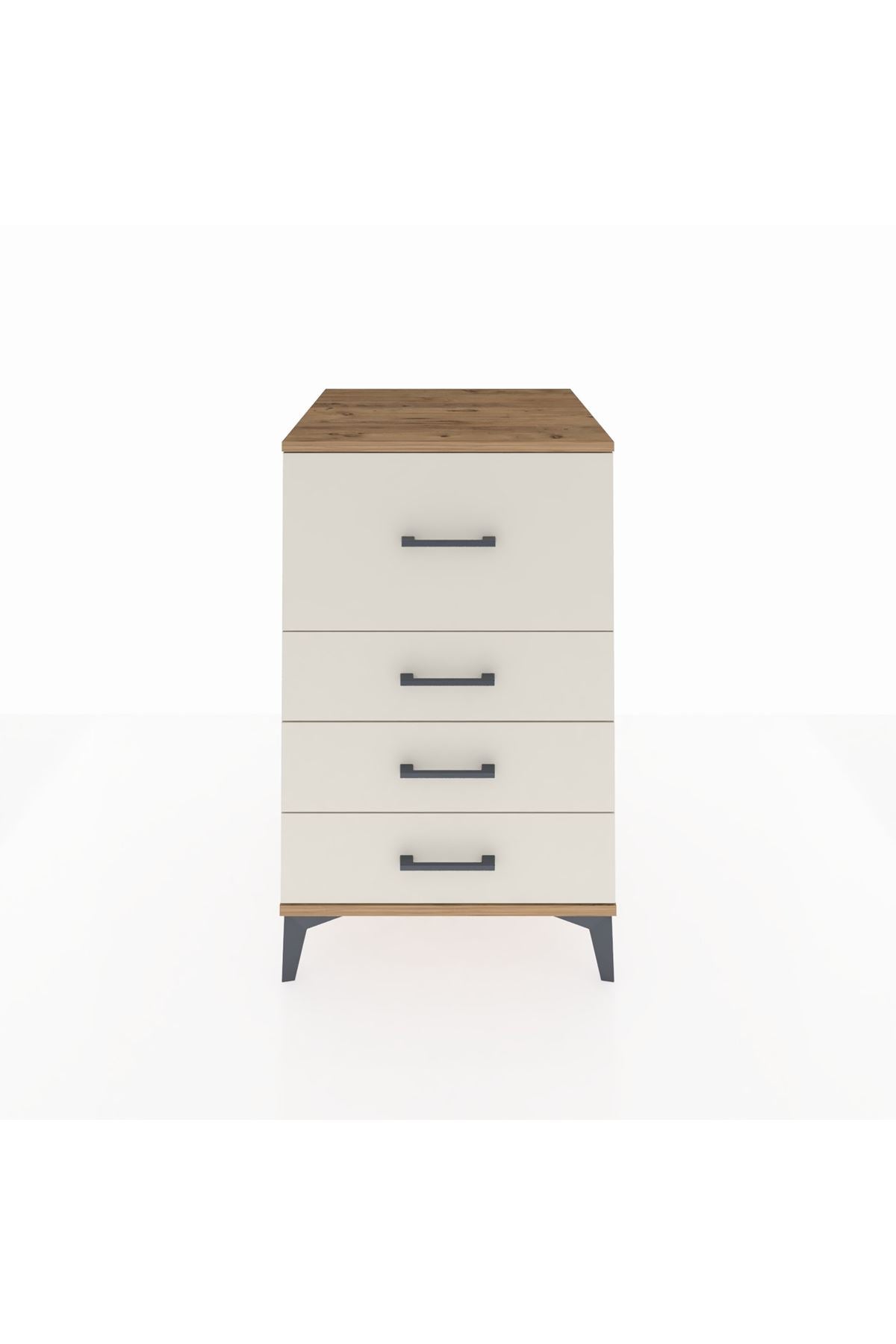 Kronos Komodin 4 Çekmeceli 60x59x96 Çam-Aytaşı