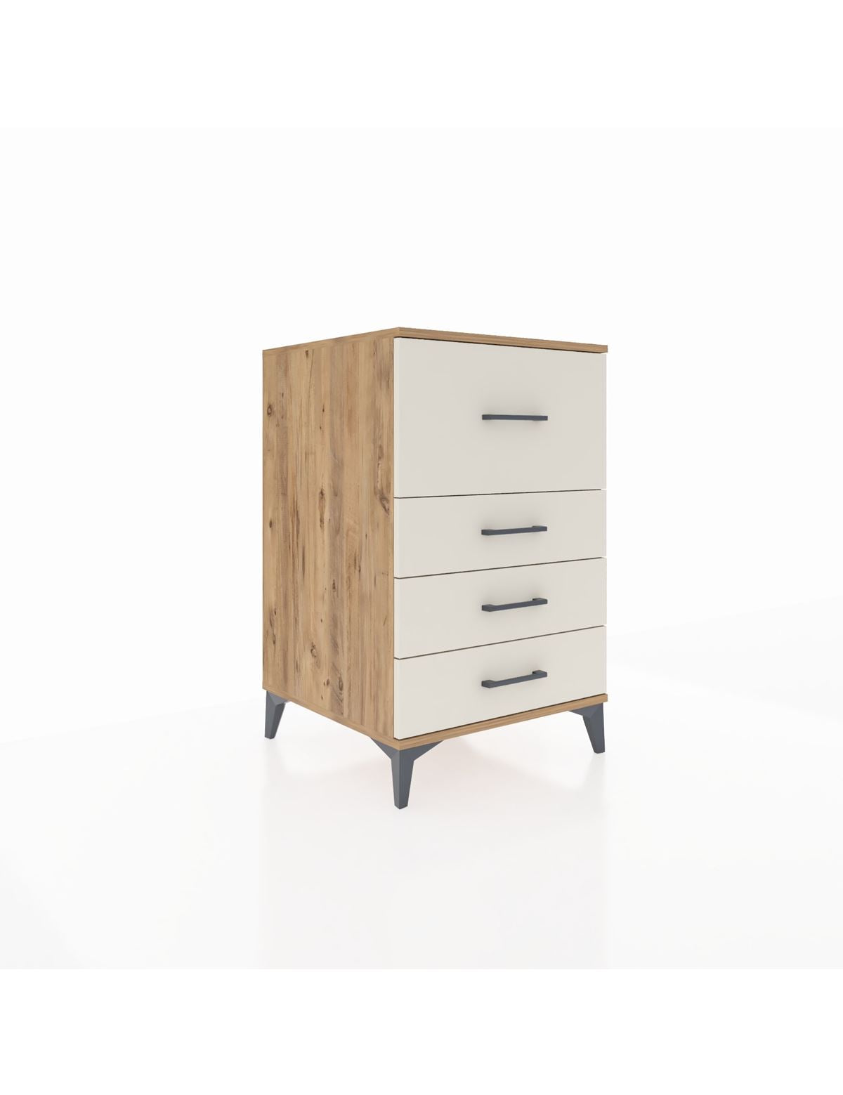 Kronos Komodin 4 Çekmeceli 60x59x96 Çam-Aytaşı