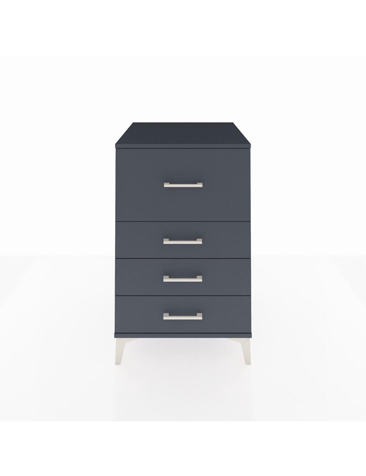 Kronos Komodin 4 Çekmeceli 60x59x96 Antrasit-Antrasit