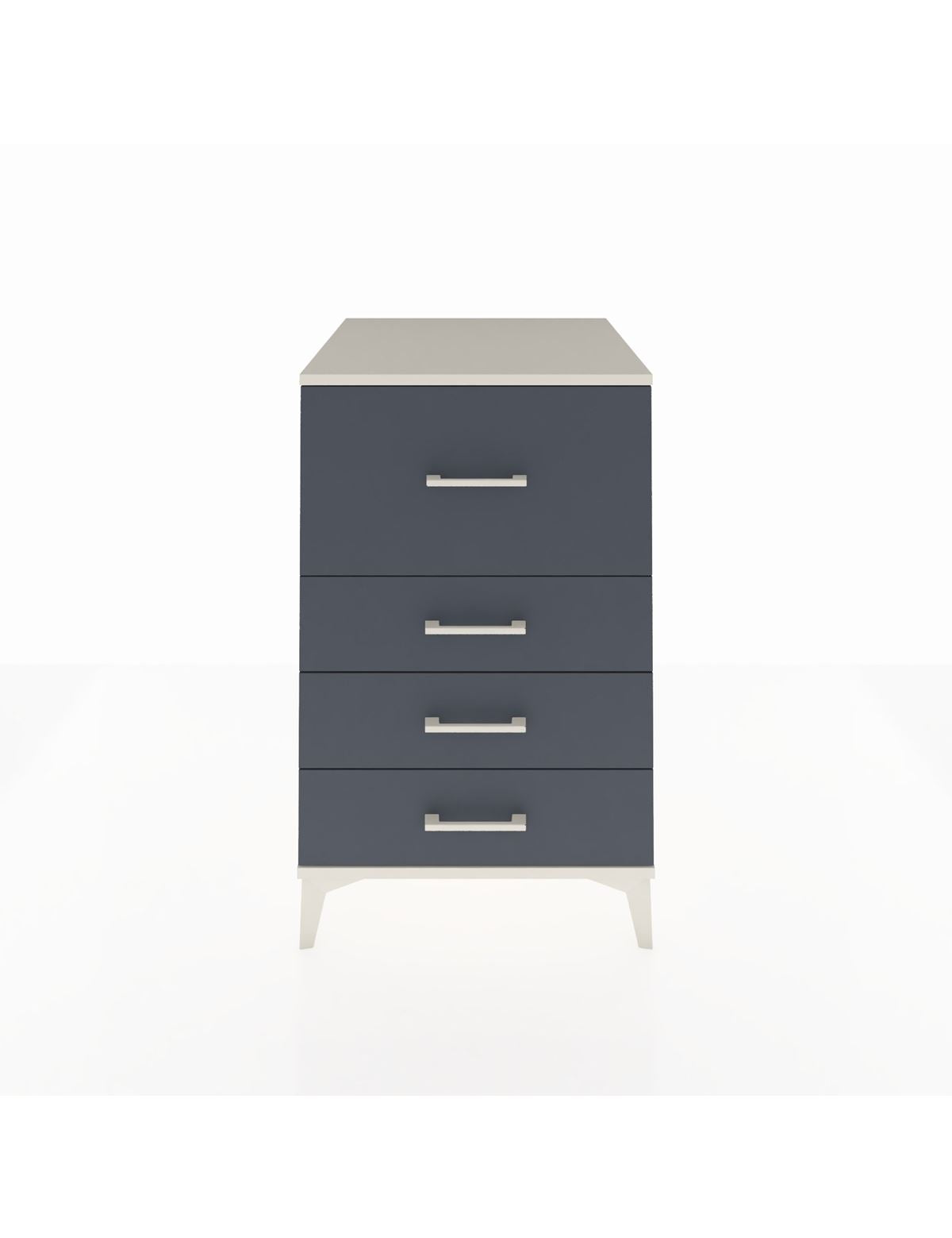 Kronos Komodin 4 Çekmeceli 60x59x96 Aytaşı-Antrasit