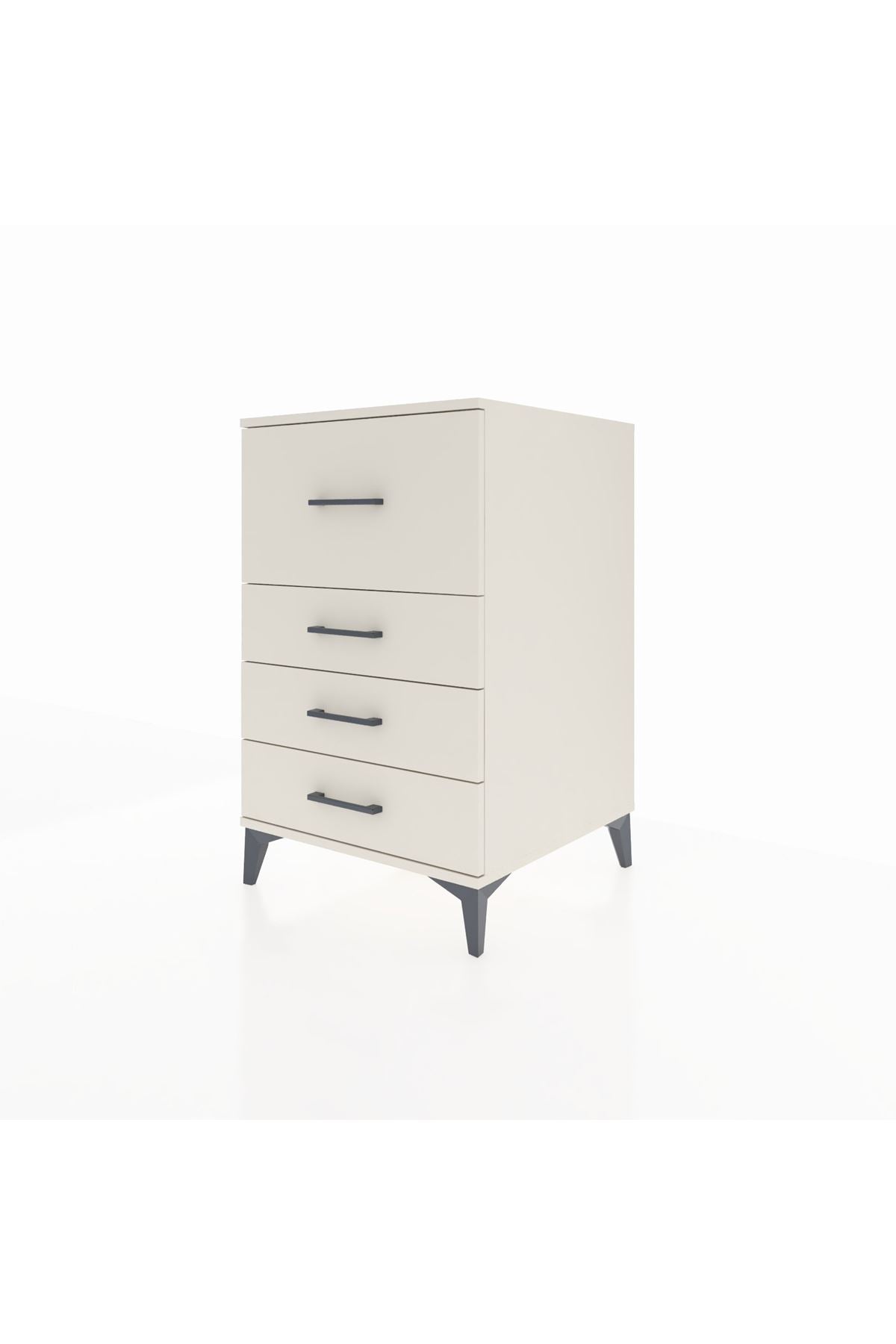 Kronos Komodin 4 Çekmeceli 60x59x96 Aytaşı-Aytaşı