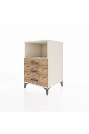 Kronos Komodin Tek Raflı 3 Çekmeceli 60x59x96 Aytaşı-Çam