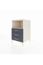 Kronos Komodin Tek Raflı 3 Çekmeceli 60x59x96 Aytaşı-Antrasit