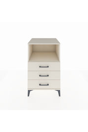 Kronos Komodin Tek Raflı 3 Çekmeceli 60x59x96 Aytaşı-Aytaşı