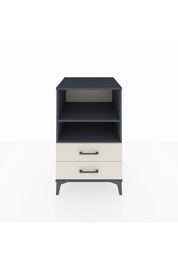 Kronos Komodin 2 Raflı 2 Çekmeceli 60x59x96 Antrasit-Aytaşı