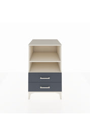 Kronos Komodin 2 Raflı 2 Çekmeceli 60x59x96 Aytaşı-Antrasit