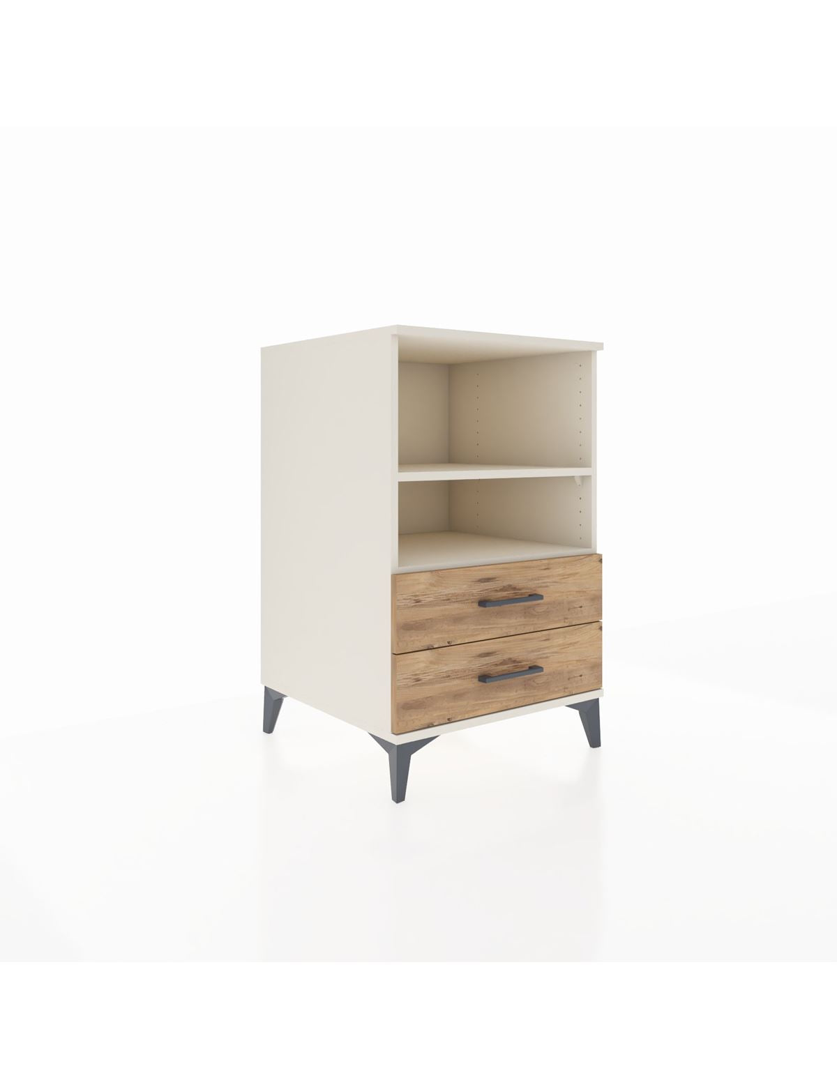 Kronos Komodin 2 Raflı 2 Çekmeceli 60x59x96 Aytaşı-Çam