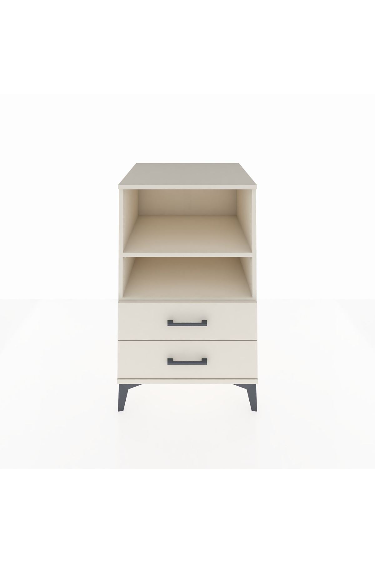 Kronos Komodin 2 Raflı 2 Çekmeceli 60x59x96 Aytaşı-Aytaşı
