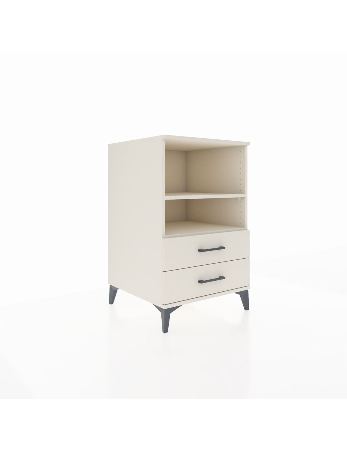 Kronos Komodin 2 Raflı 2 Çekmeceli 60x59x96 Aytaşı-Aytaşı