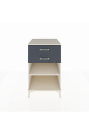 Kronos Komodin Tek Raflı 2 Çekmeceli 60x59x96 Aytaşı-Antrasit