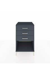 Kronos Komodin 3 Çekmeceli 60x59x96 Antrasit-Antrasit