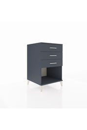 Kronos Komodin 3 Çekmeceli 60x59x96 Antrasit-Antrasit