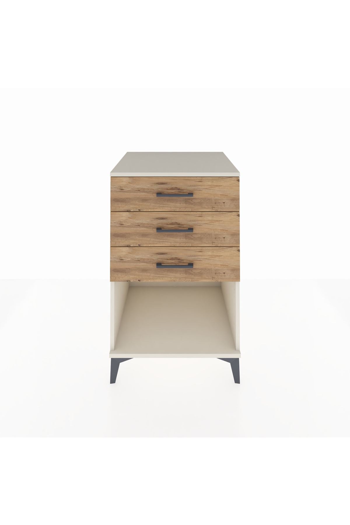Kronos Komodin 3 Çekmeceli 60x59x96 Aytaşı-Çam