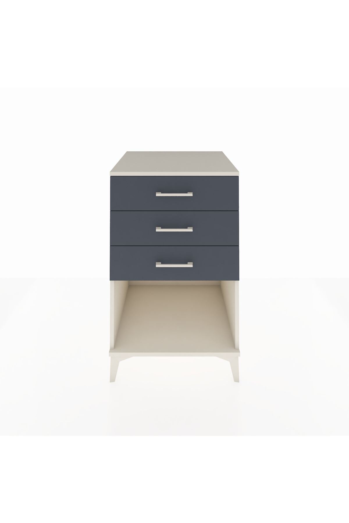 Kronos Komodin 3 Çekmeceli 60x59x96 Aytaşı-Antrasit