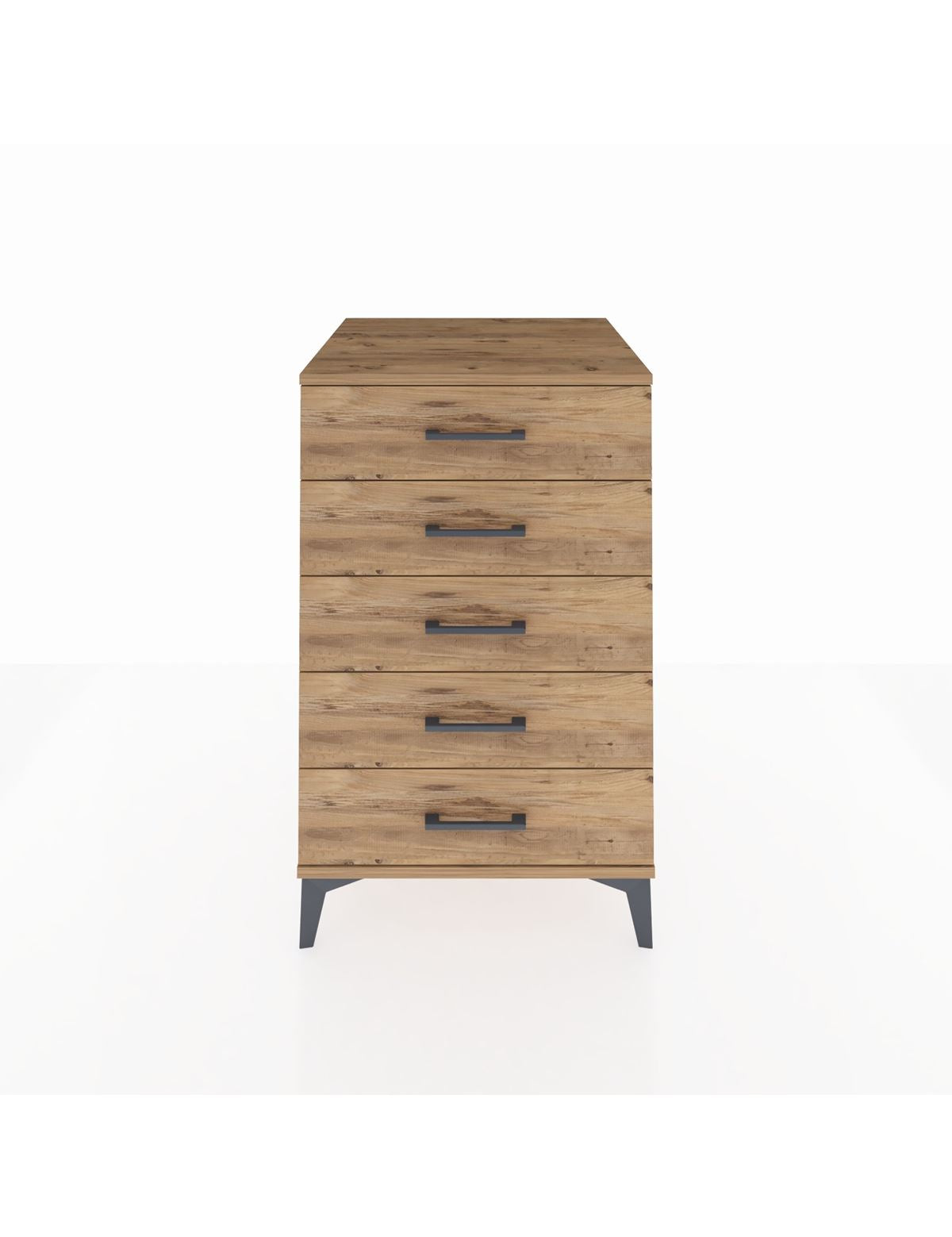 Kronos Komodin 5 Çekmeceli 60x59x96 Çam-Çam