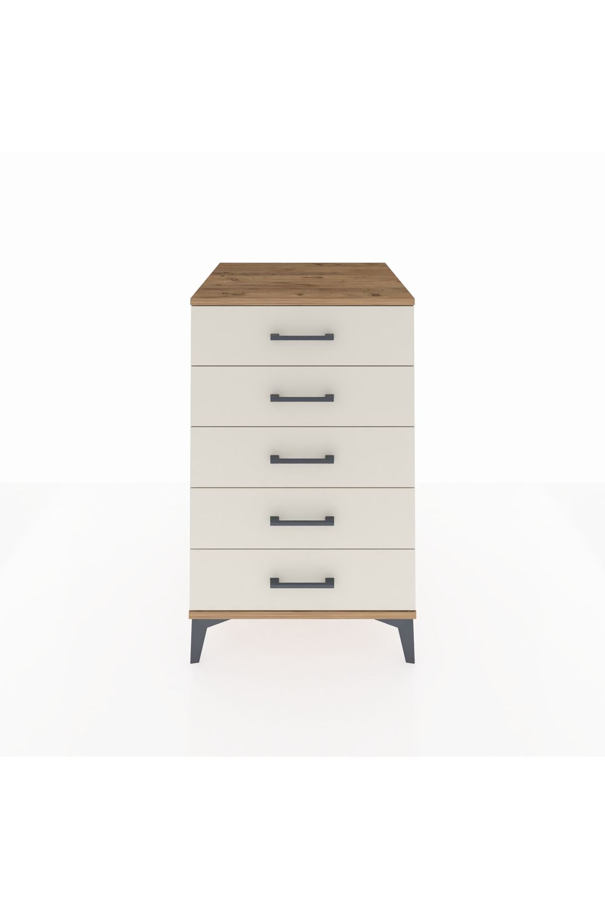 Kronos Komodin 5 Çekmeceli 60x59x96 Çam-Aytaşı