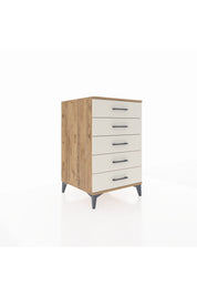 Kronos Komodin 5 Çekmeceli 60x59x96 Çam-Aytaşı
