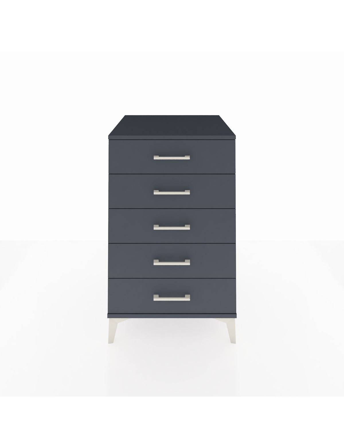 Kronos Komodin 5 Çekmeceli 60x59x96 Antrasit-Antrasit