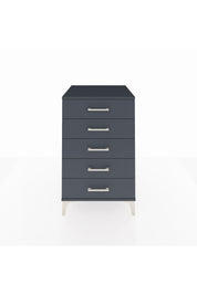 Kronos Komodin 5 Çekmeceli 60x59x96 Antrasit-Antrasit