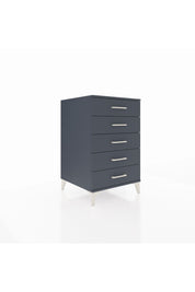 Kronos Komodin 5 Çekmeceli 60x59x96 Antrasit-Antrasit