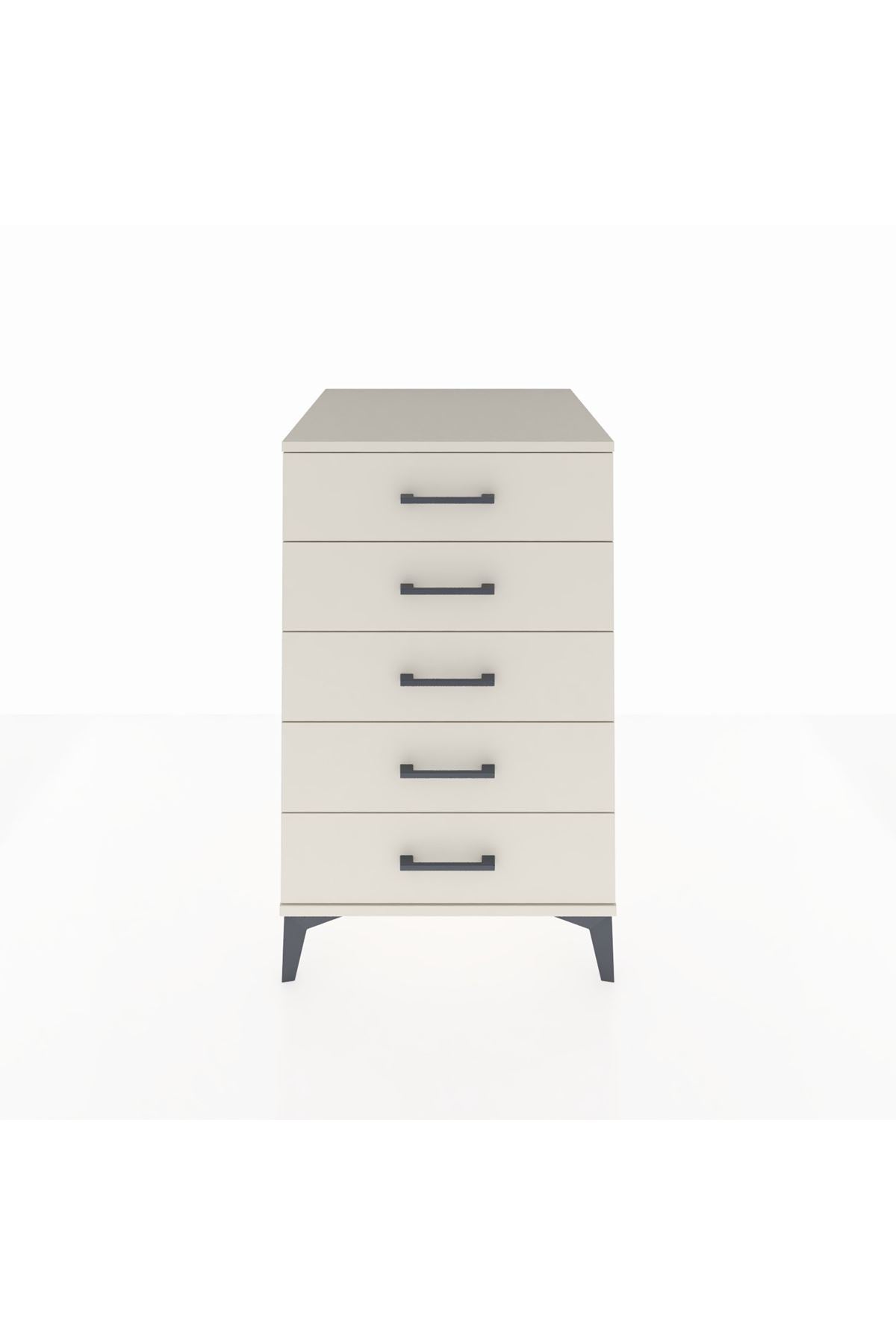 Kronos Komodin 5 Çekmeceli 60x59x96 Aytaşı-Aytaşı