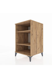 Kronos Komodin 2 Raflı 60x59x96 Çam-Çam
