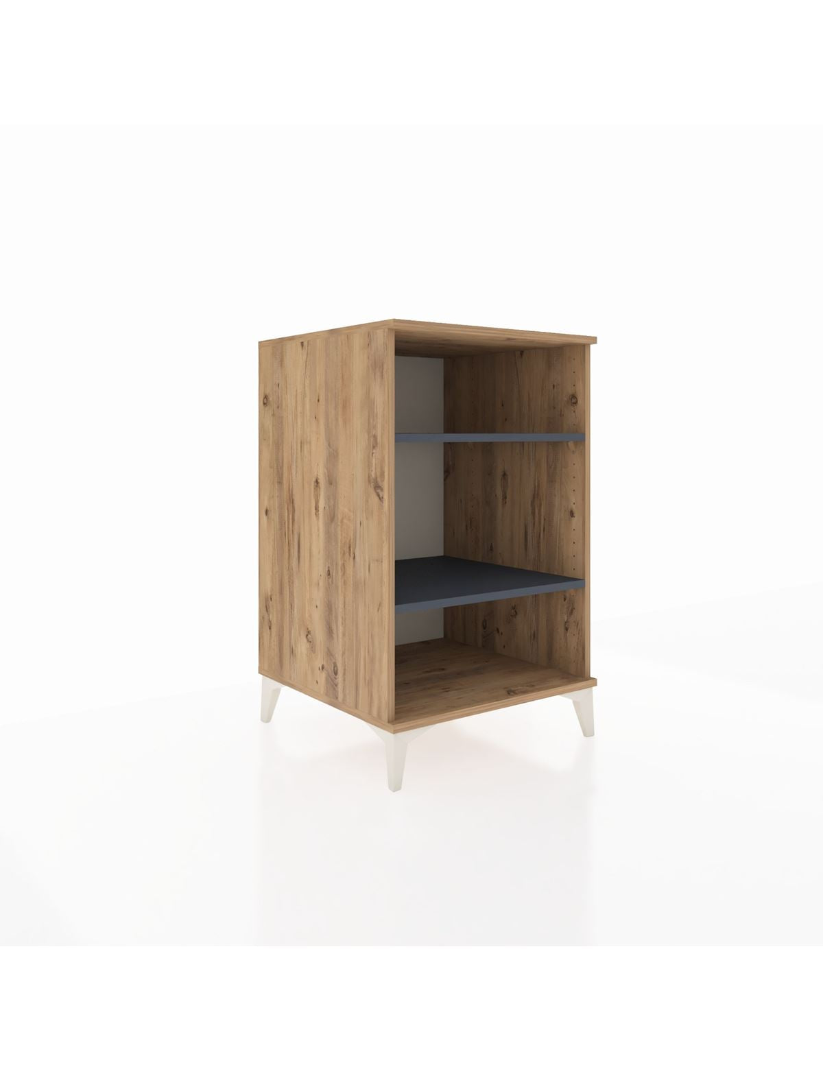 Kronos Komodin 2 Raflı 60x59x96 Çam-Antrasit