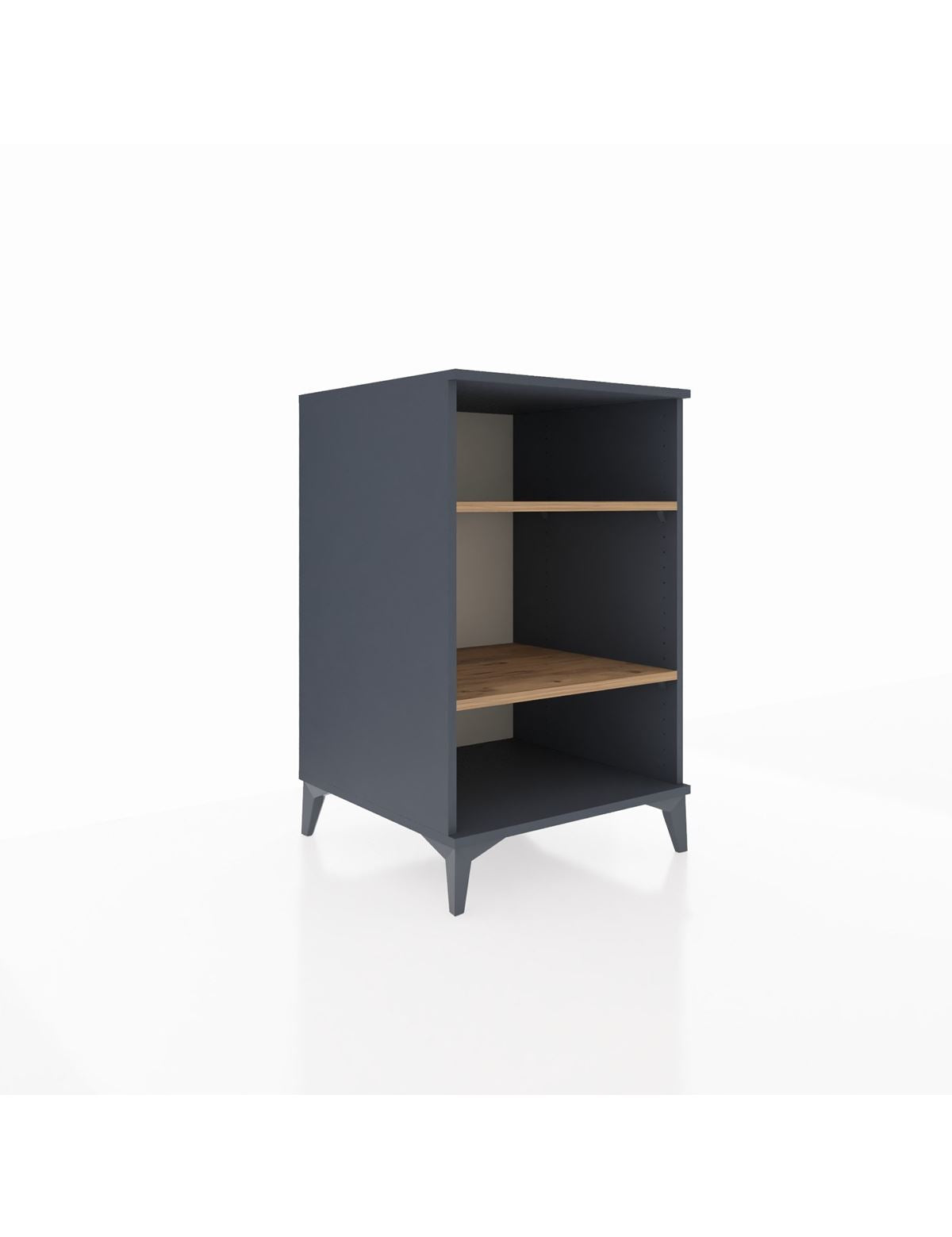 Kronos Komodin 2 Raflı 60x59x96 Antrasit-Çam