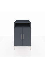 Kronos Komodin 3 Raflı 2 Kapaklı 60x59x96 Antrasit-Antrasit