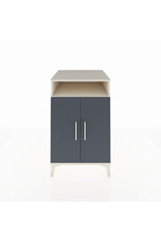 Kronos Komodin 3 Raflı 2 Kapaklı 60x59x96 Aytaşı-Antrasit