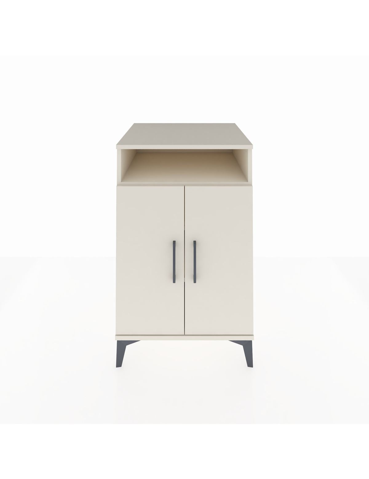 Kronos Komodin 3 Raflı 2 Kapaklı 60x59x96 Aytaşı-Aytaşı