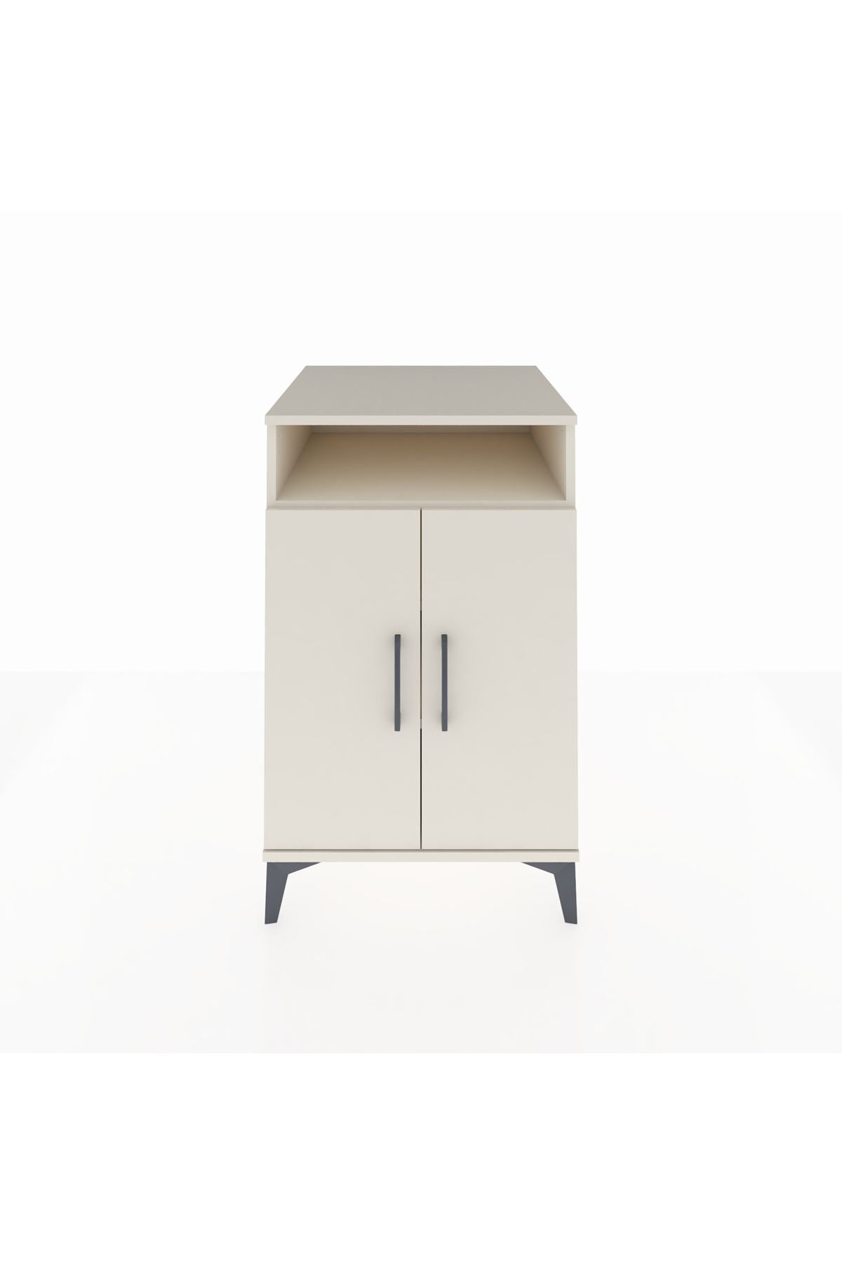 Kronos Komodin 3 Raflı 2 Kapaklı 60x59x96 Aytaşı-Aytaşı