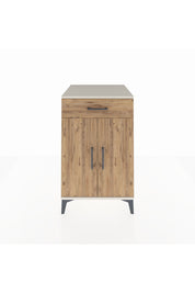 Kronos Komodin 2 Raflı Tek Çekmeceli 2 Kapaklı 60x59x96 Aytaşı-Çam