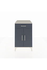Kronos Komodin 2 Raflı Tek Çekmeceli 2 Kapaklı 60x59x96 Aytaşı-Antrasit