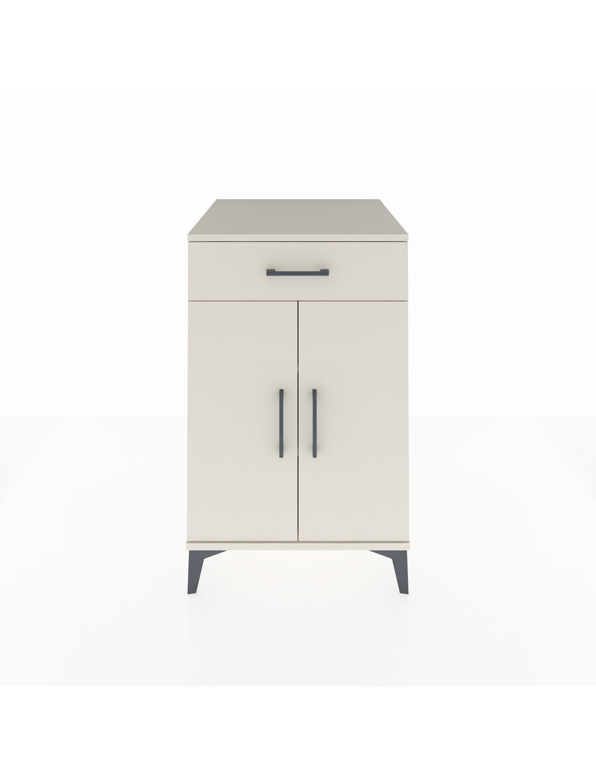 Kronos Komodin 2 Raflı Tek Çekmeceli 2 Kapaklı 60x59x96 Aytaşı-Aytaşı