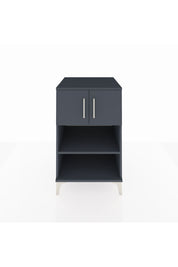 Kronos Komodin 2 Raflı 2 Kapaklı 60x59x96 Antrasit-Antrasit